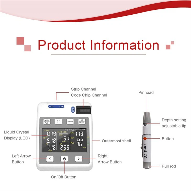 Blood Analyzer 6 in 1