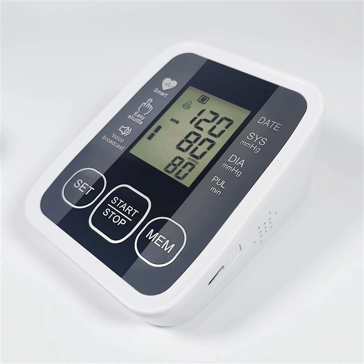 Blood Pressure Monitor With Heart Beat Pulse Meter