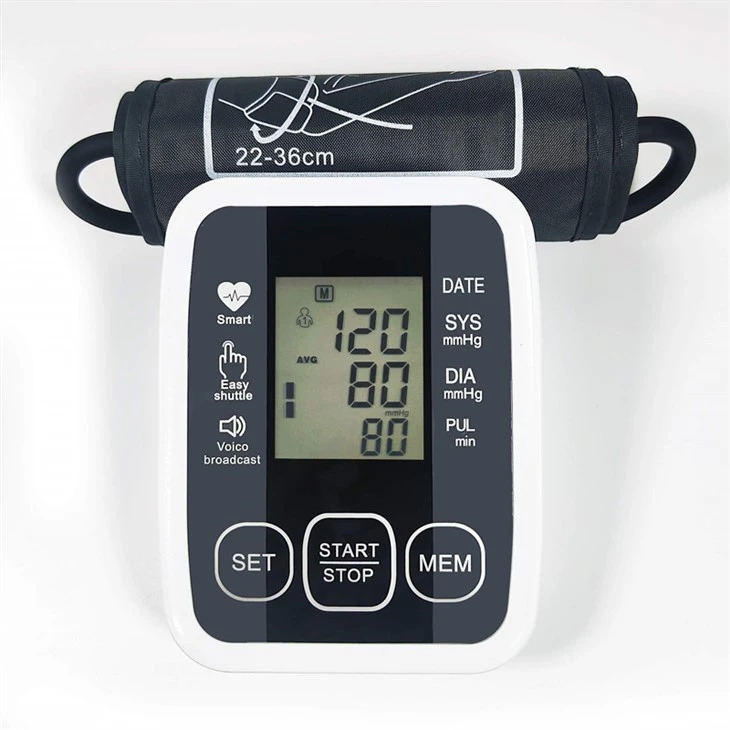 Blood Pressure Monitor With Heart Beat Pulse Meter